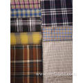 Polyester Rayon Spandex Yarn Dyed Check Fabric